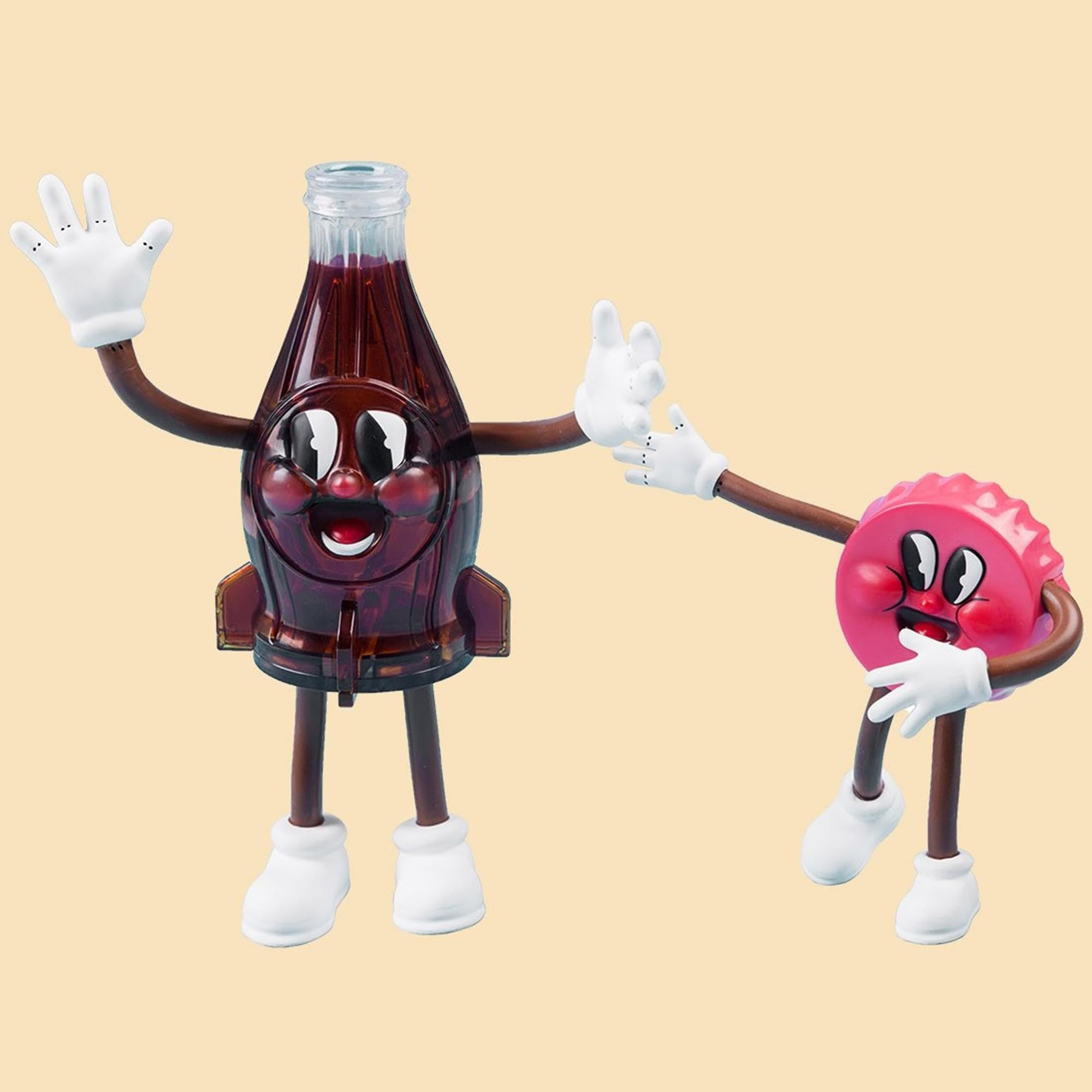 Bottle and Cappy フィギュア Nuka-World Bottle And Cappy Statue - The Fallout Wiki